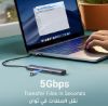 صورة موزع USB C مع شحن PD بقوة 100 واط