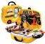 صورة Kids Tool Set Toys Preschool Fixing Tool Kit with Box Pretend Play Construction Toy Repair Tools Set Toys